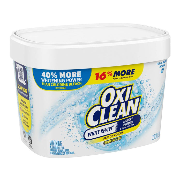 OxiClean White Revive Laundry Whitener + Stain Remover Powder - 3.5lbs