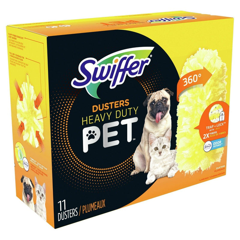 Swiffer Dusters, Pet Heavy Duty Refills with Febreze Odor Defense - 11ct