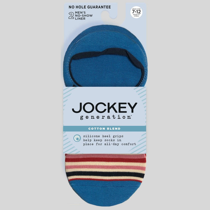 Jockey Generation™ Men's Striped Fathers Day Socks 2pk - Blue 7-12
