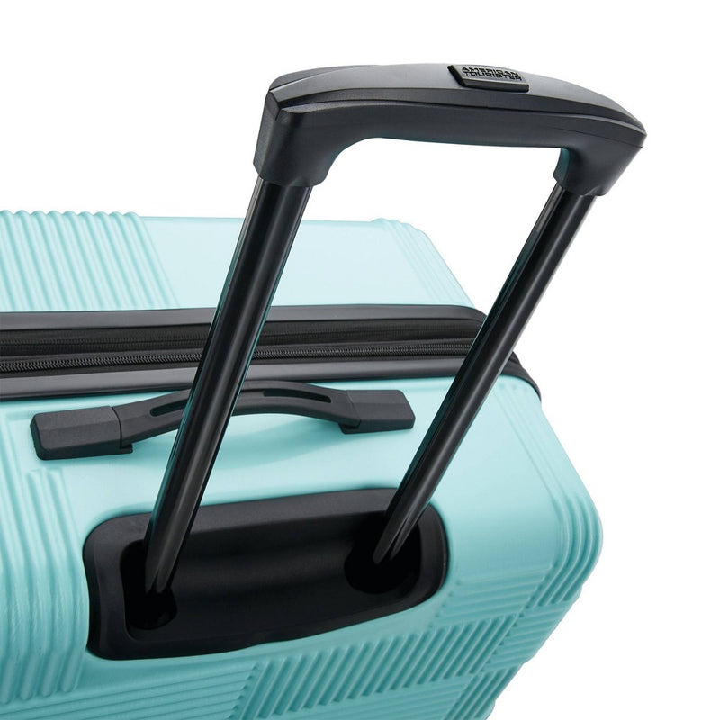 American Tourister NXT Checkered Hardside Carry On Spinner Suitcase - Mint Green (LOCAL PICKUP ONLY)