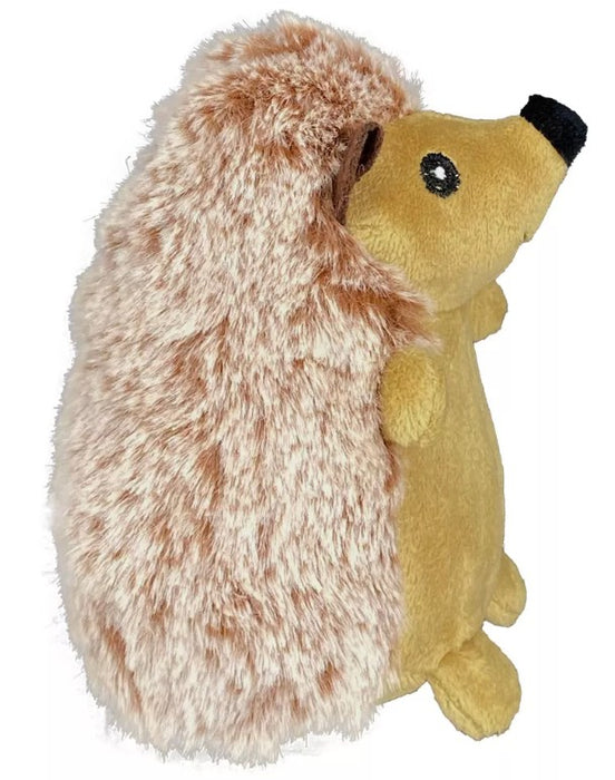 Multipet Hedgehog Dog Toy - Brown - 8"