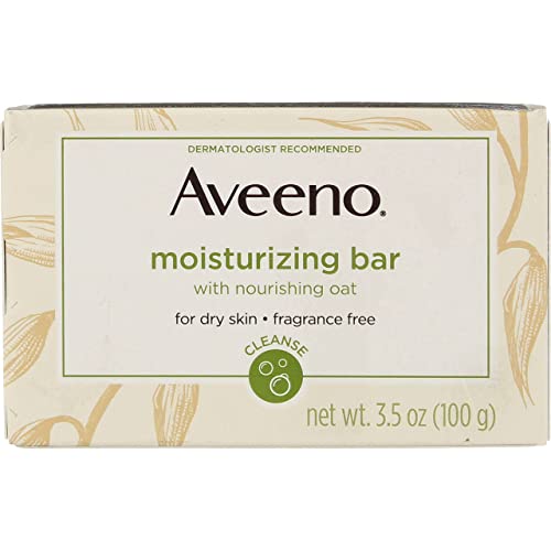 Aveeno Bar Dry Size 3.5 Ounce Moisturizing Bar For Dry Skin (Pack of 3)