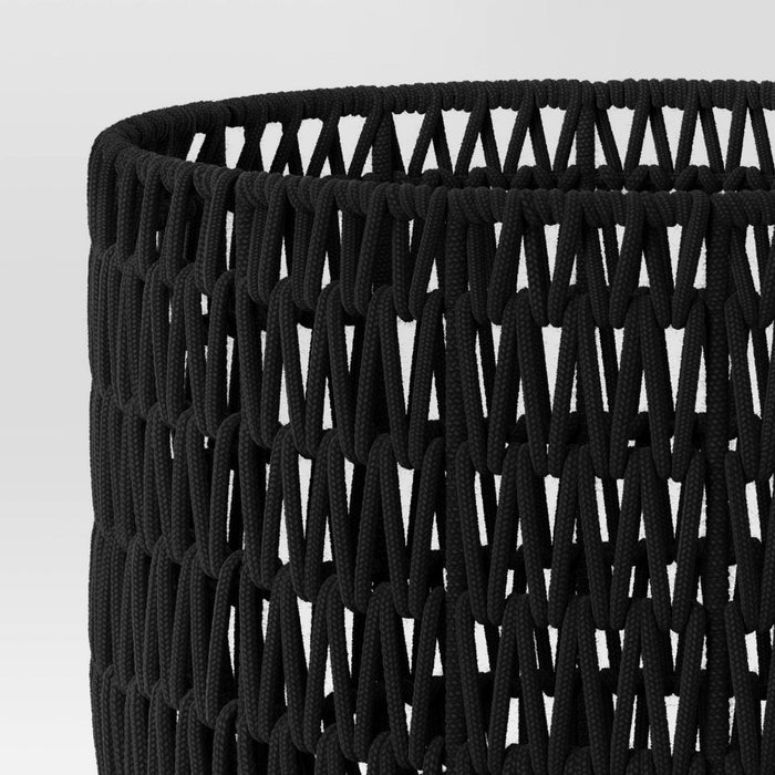 Rope Basket Black - Threshold™ (LOCAL PICKUP ONLY)