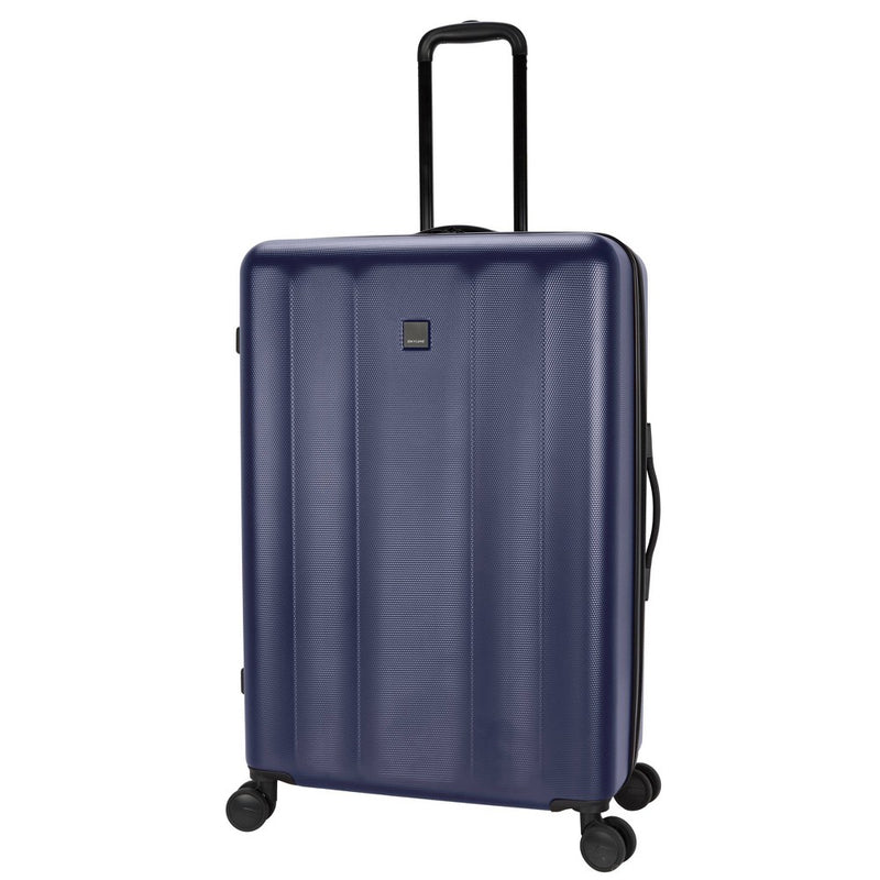Skyline Hardside Large Checked Spinner Suitcase - Navy Peony (LOCAL PICKUP ONLY)