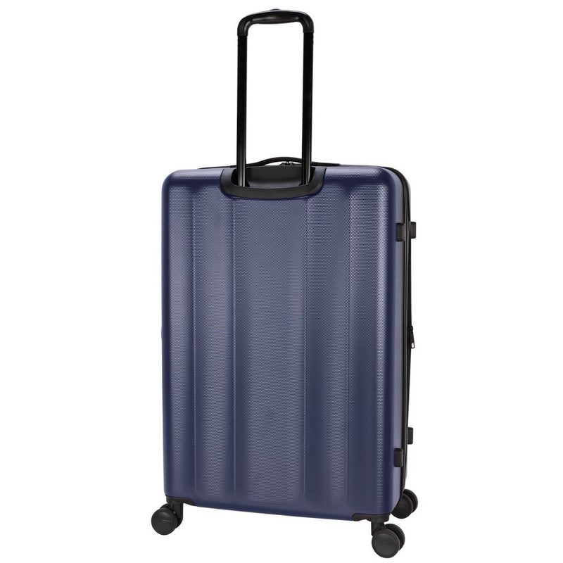 Skyline Hardside Large Checked Spinner Suitcase - Navy Peony (LOCAL PICKUP ONLY)