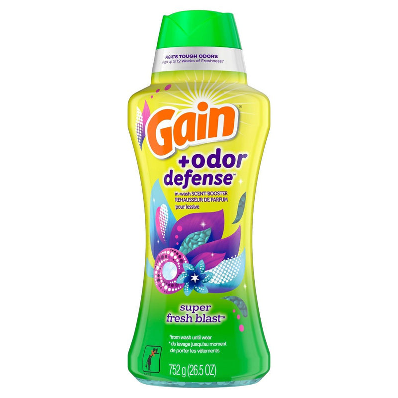 Gain Odor Defense Fireworks In-Wash Scent Booster - Super Fresh Blast - 26.5oz