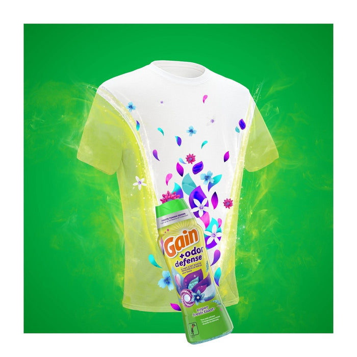 Gain Odor Defense Fireworks In-Wash Scent Booster - Super Fresh Blast - 26.5oz