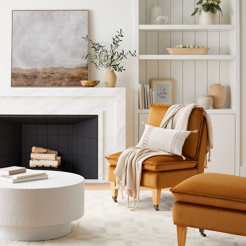 36" x 36" Plains Framed Wall Canvases - Threshold™ designed with Studio McGee (LOCAL PICKUP ONLY)