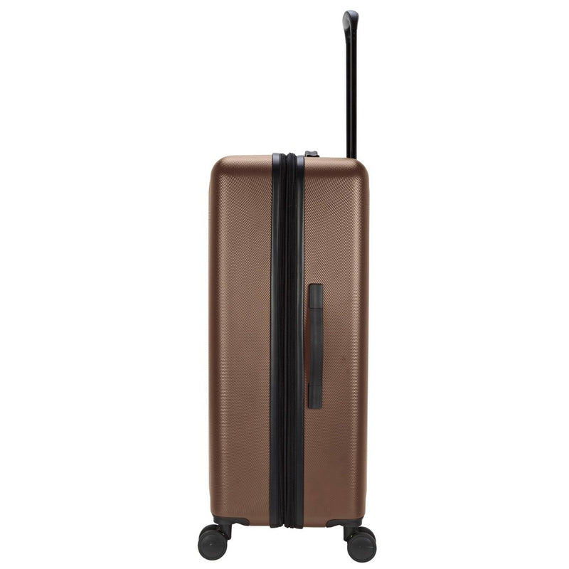 Skyline Hardside Large Checked Spinner Suitcase - Brandy Brown (LOCAL PICKUP ONLY)