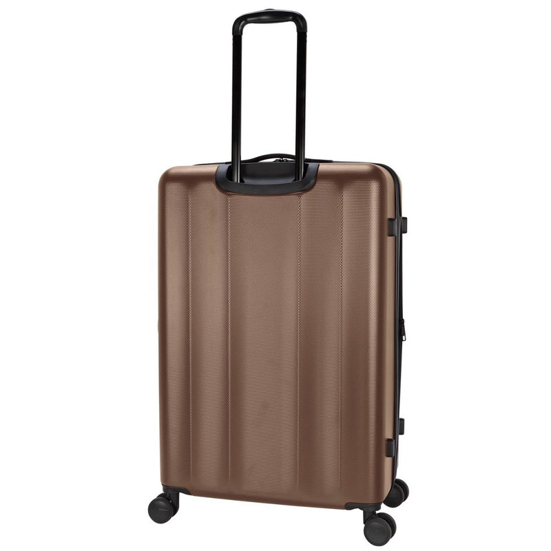 Skyline Hardside Large Checked Spinner Suitcase - Brandy Brown (LOCAL PICKUP ONLY)