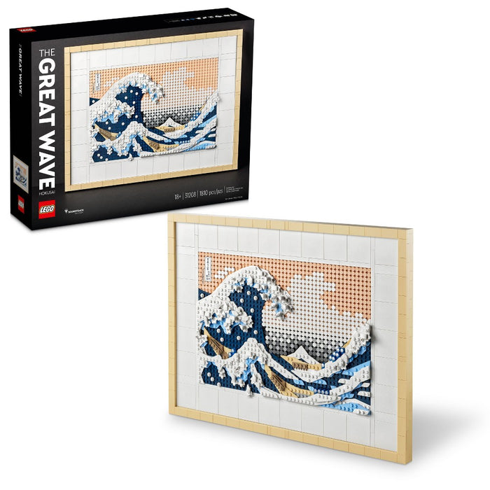 LEGO ART Hokusai – The Great Wave Wall Art Adults Set 31208 SEE DETAILS