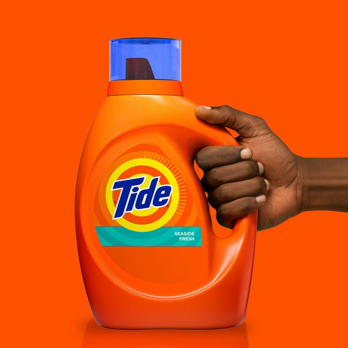 Tide Seaside Fresh HE Compatible Liquid Laundry Detergent - 92 fl oz