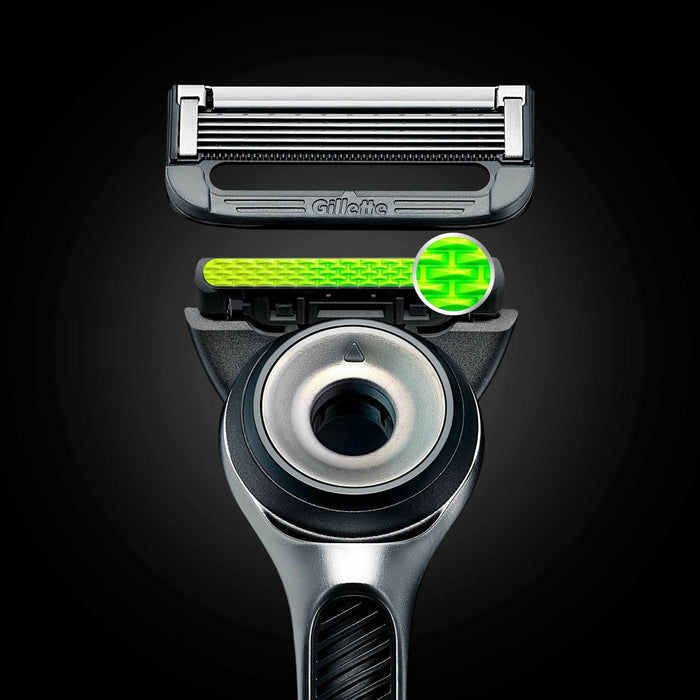 GilletteLabs Razor Blade Refills by Gillette - Compatible with Exfoliating Razor and Heated Razor - 4ct