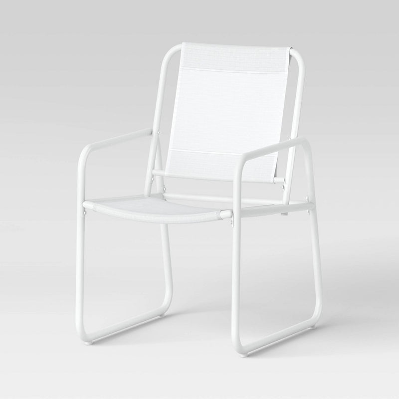 3pc Metal Patio Bistro Set, Outdoor Furniture Set - White - Room Essentials™ (LOCAL PICKUP ONLY)