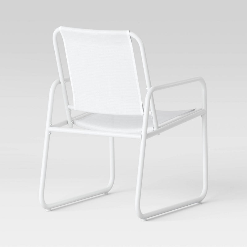 3pc Metal Patio Bistro Set, Outdoor Furniture Set - White - Room Essentials™ (LOCAL PICKUP ONLY)