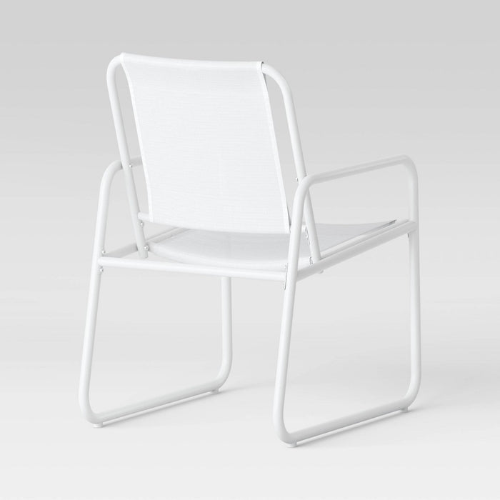 3pc Metal Patio Bistro Set, Outdoor Furniture Set - White - Room Essentials™ (LOCAL PICKUP ONLY)
