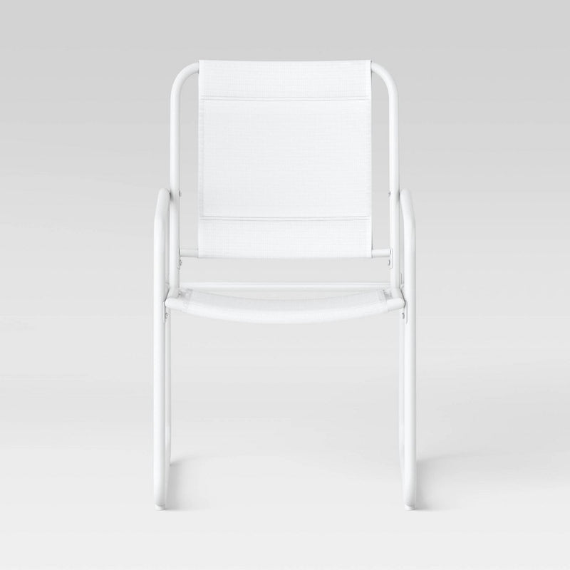 3pc Metal Patio Bistro Set, Outdoor Furniture Set - White - Room Essentials™ (LOCAL PICKUP ONLY)