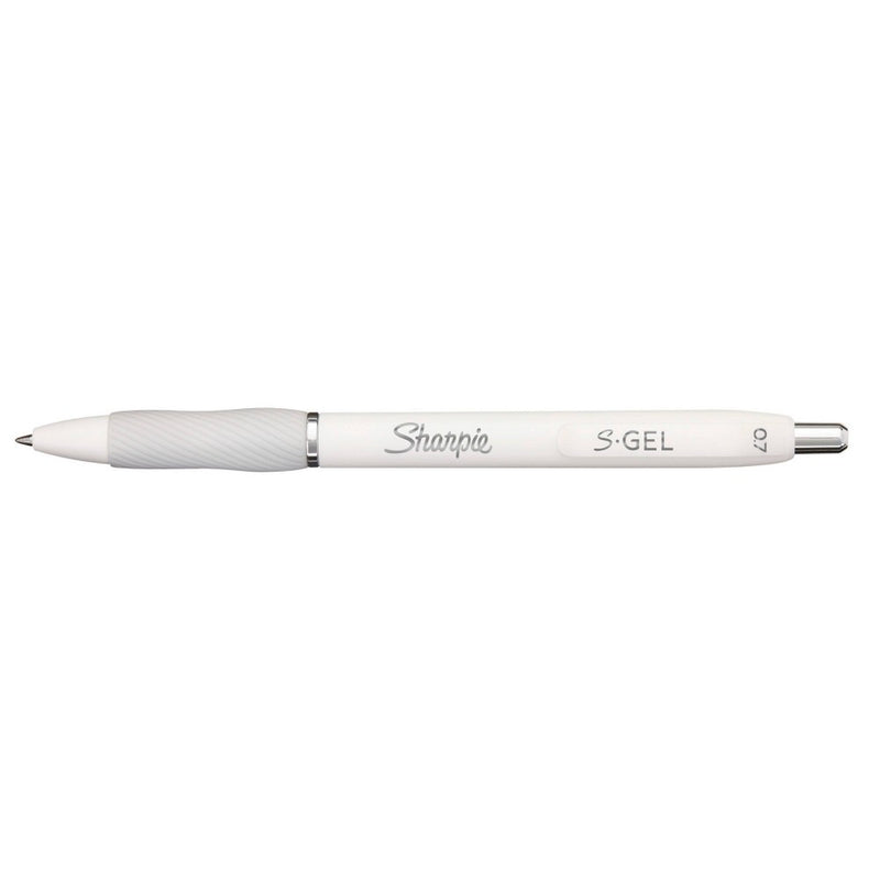 Sharpie 8ct S-Gel Pens Fashion White 0.7mm Black Ink