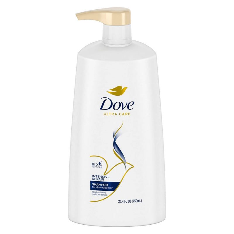 Dove Beauty Nutritive Solutions Strengthening Shampoo with Pump for Damaged Hair Intensive Repair - 25.4 fl oz