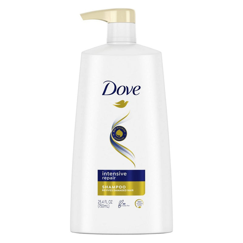 Dove Beauty Nutritive Solutions Strengthening Shampoo with Pump for Damaged Hair Intensive Repair - 25.4 fl oz