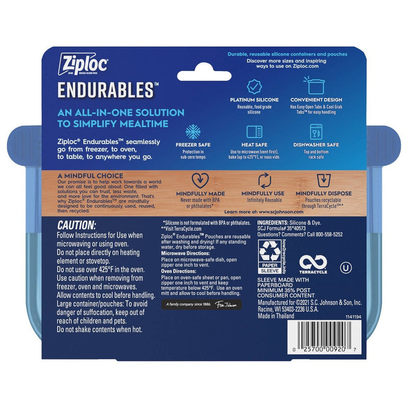 Ziploc Endurables Pouch - Small - 8 fl oz