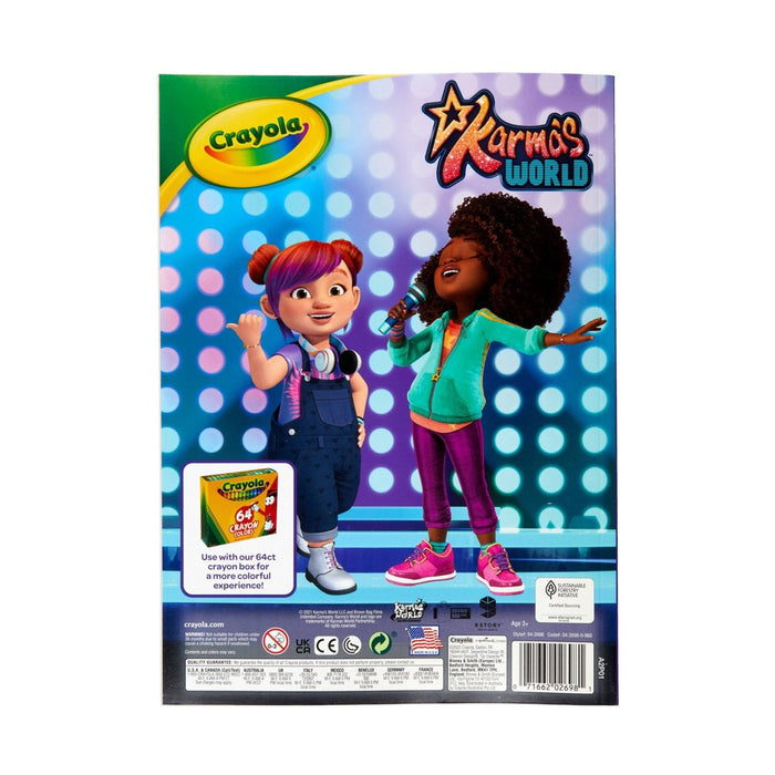 Crayola 96pg Coloring Book - Karmas World
