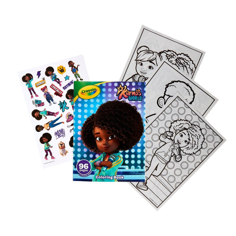Crayola 96pg Coloring Book - Karmas World