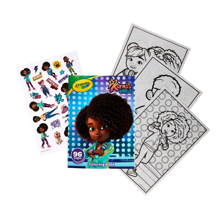 Crayola 96pg Coloring Book - Karmas World