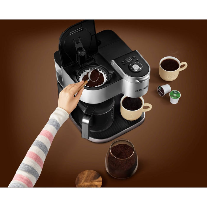 Keurig K-Duo Special Edition Single-Serve K-Cup Pod & Carafe Coffee Maker - Silver