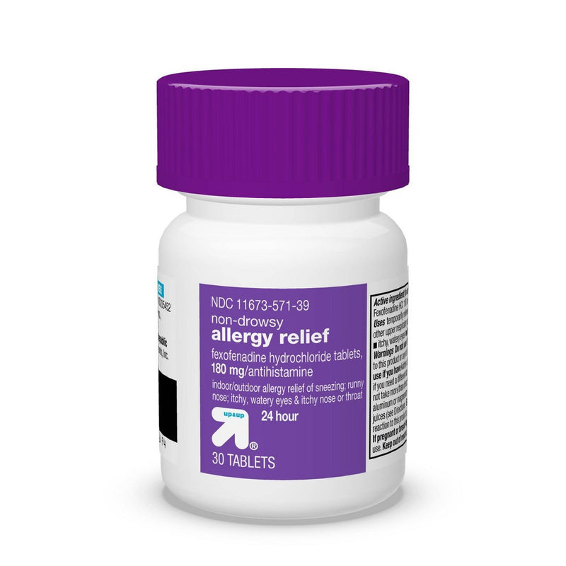 Fexofenadine Hydrochloride Allergy Relief Tablets - 30ct - up & up™