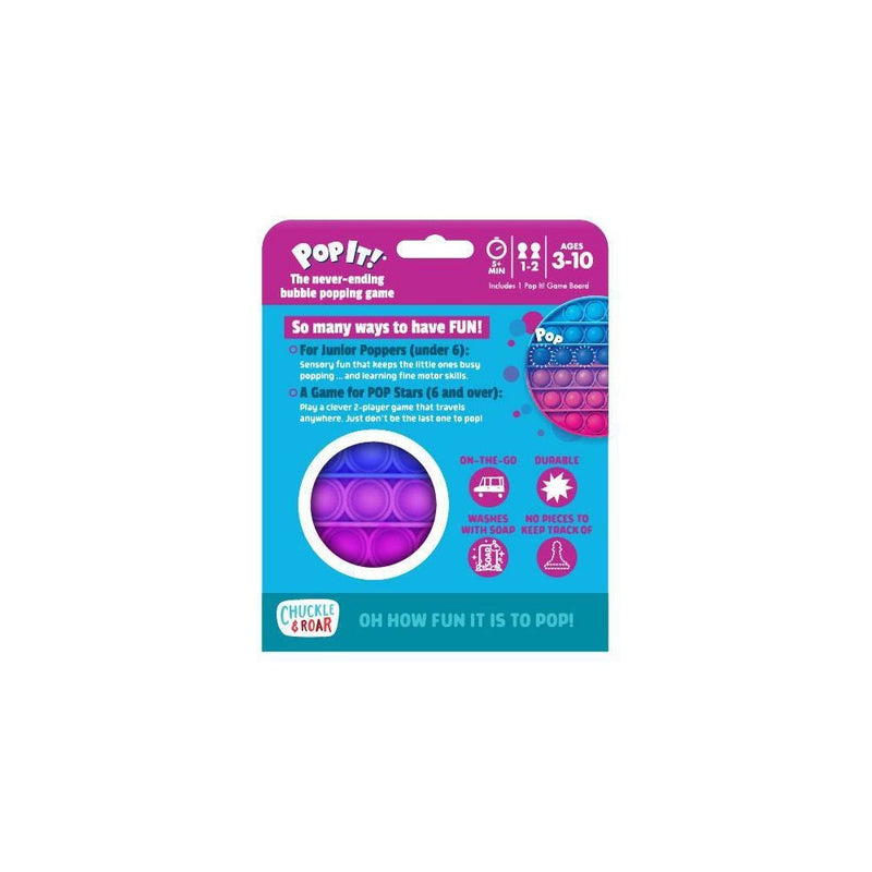 Chuckle & Roar Pop It! Cool Colors Bubble Popping and Sensory Game