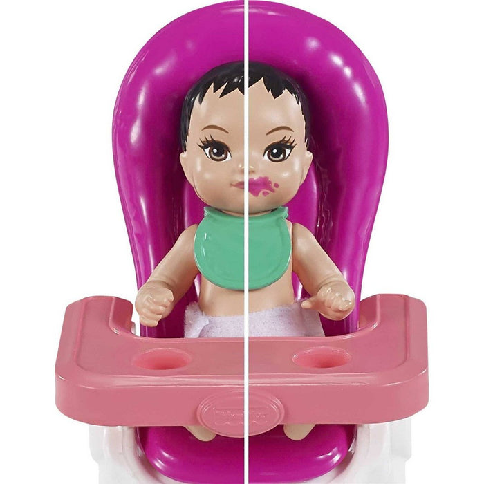 Barbie Skipper Babysitters Inc Dolls and Playset - Brown/Purple Hair