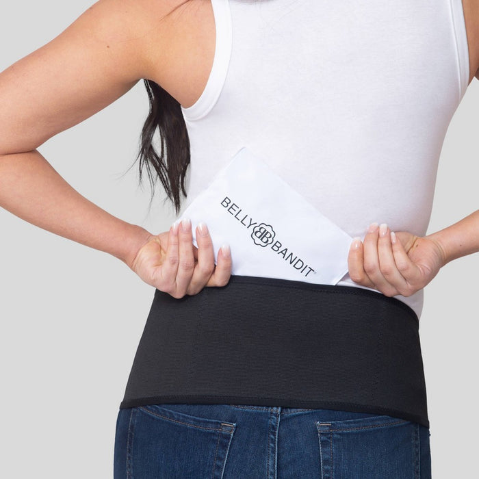 Belly & Back Maternity Support Belt - Belly Bandit Basics by Belly Bandit Black L