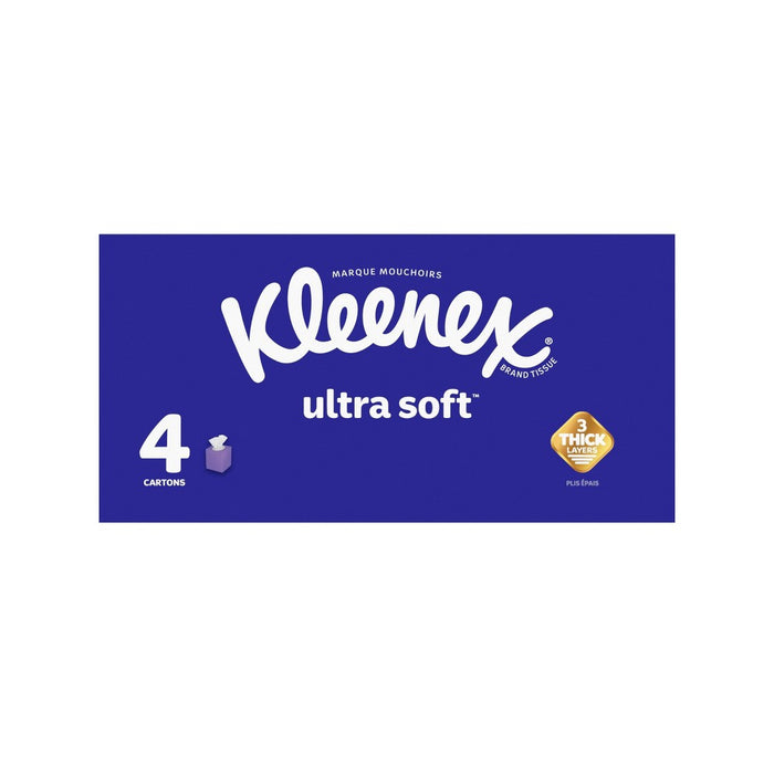 Kleenex Ultra Soft Facial Tissue - 4pk/60ct
