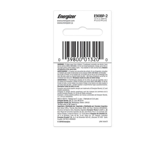 Energizer 2pk N Batteries *NEW & SEALED*