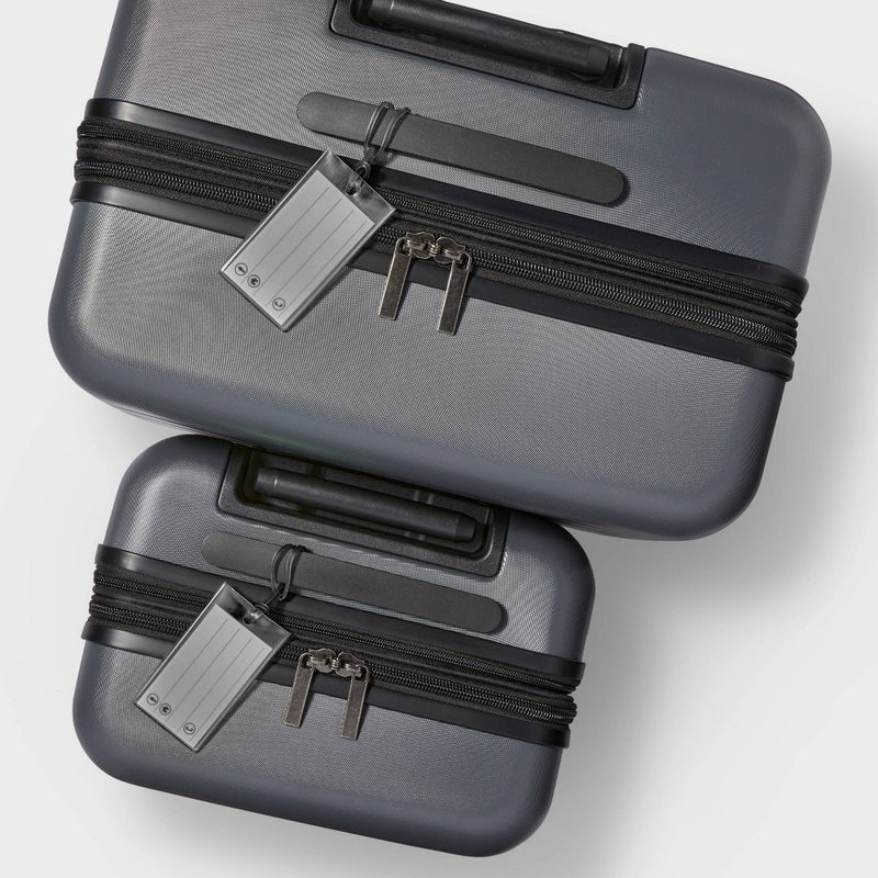 2pk Jelly Luggage Tag Gray - Open Story™