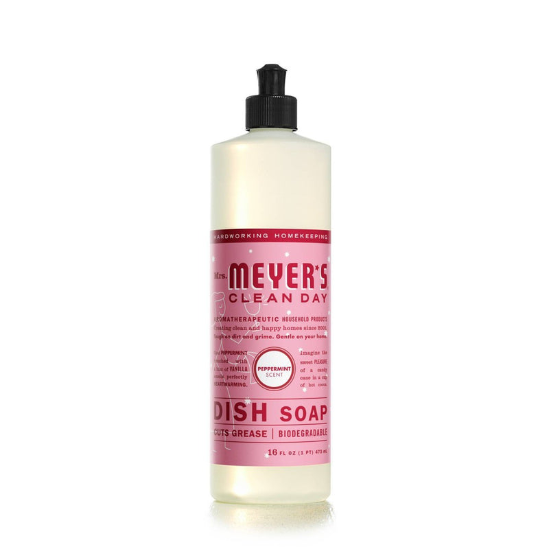 Mrs. Meyer's Clean Day Holiday Dish Soap - Peppermint - 16 fl oz