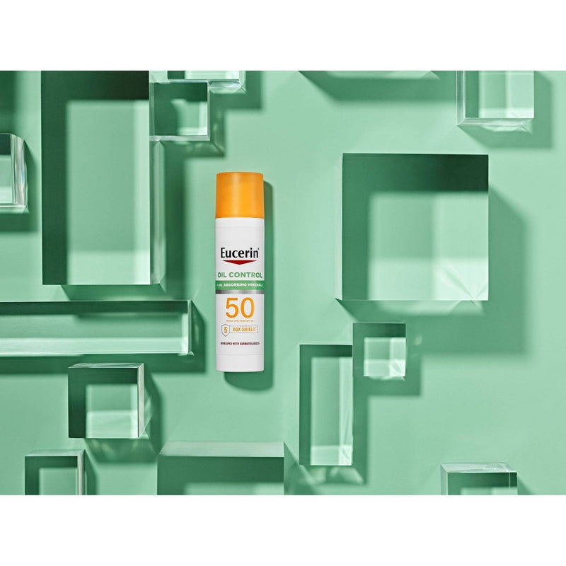 Eucerin Face Oil Control Sunscreen Lotion - SPF 50 - 2.5 fl oz - EXP. 01/2024