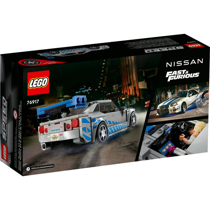 LEGO Speed Champions 2 Fast 2 Furious Nissan Skyline GT-R (R34) 76917