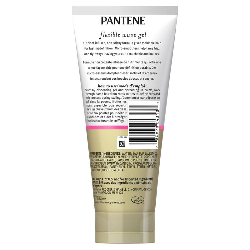 Pantene Pro-V Curl Sculpting Gel Non-Sticky Formula for Soft & Springy Curls - 6.8 fl oz