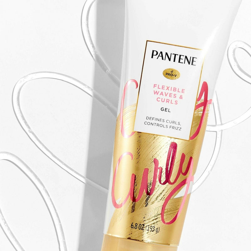Pantene Pro-V Curl Sculpting Gel Non-Sticky Formula for Soft & Springy Curls - 6.8 fl oz