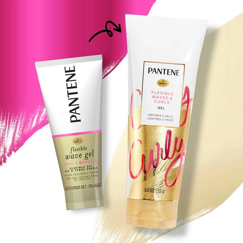 Pantene Pro-V Curl Sculpting Gel Non-Sticky Formula for Soft & Springy Curls - 6.8 fl oz