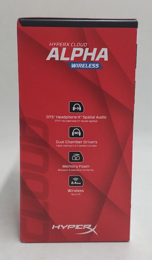 HyperX Could Alpha Wireless Gaming Headset for PC - Black