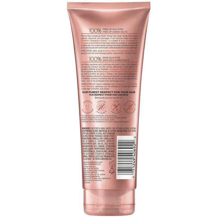 PACK OF 3 L'Oreal Paris EverPure Sulfate  Care Conditioner - 6.8 fl oz PACK OF 3