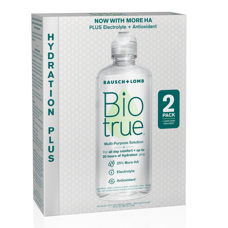 Biotrue Hydration Plus Contact Lens Solution - 20 fl oz
