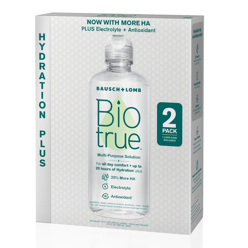 Biotrue Hydration Plus Contact Lens Solution - 20 fl oz