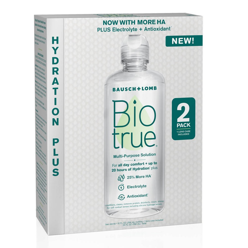 Biotrue Hydration Plus Contact Lens Solution - 20 fl oz