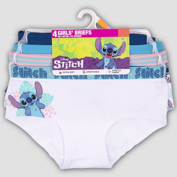 Girls' Lilo & Stitch 4pk Underwear - 10