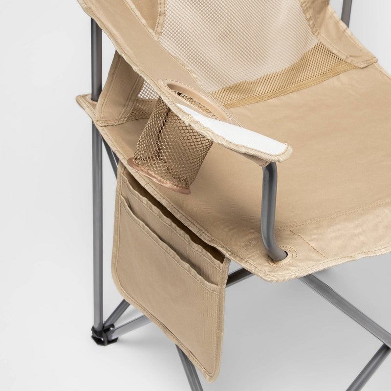 Outdoor Portable Mesh Chair Tan - Embark™ (LOCAL PICKUP ONLY)