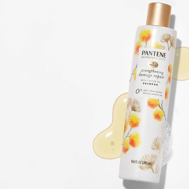 Pantene Nutrient Blends Sulfate Free Castor Oil Shampoo for Damage Repair *NEW*